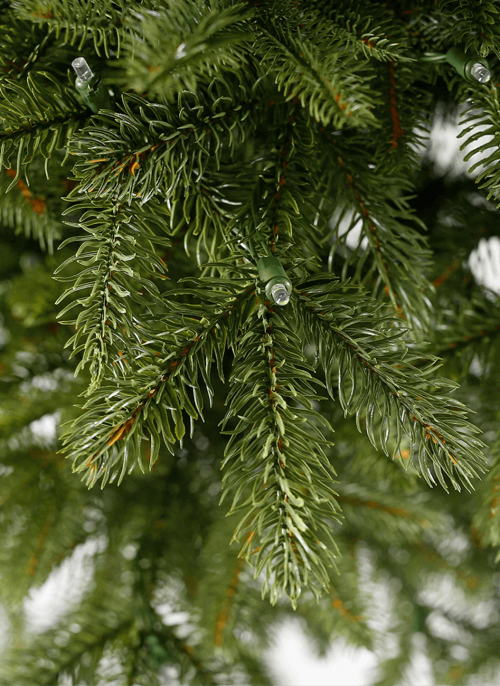 Árvore de Natal artificial de abeto cipreste de 6,5 pés com 1000 luzes LED brancas quentes e multicoloridas